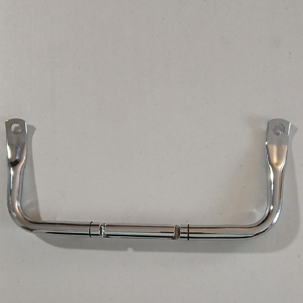 Motorcycle Silver Tail Luggage Metal Handle Bar
